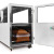 Catafalco refrigerato con parte in vetro