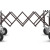 Carrello portaferetri pieghevole STANDARD marrone