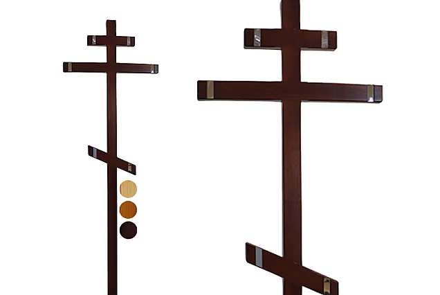 Croce ortodossa funeraria
