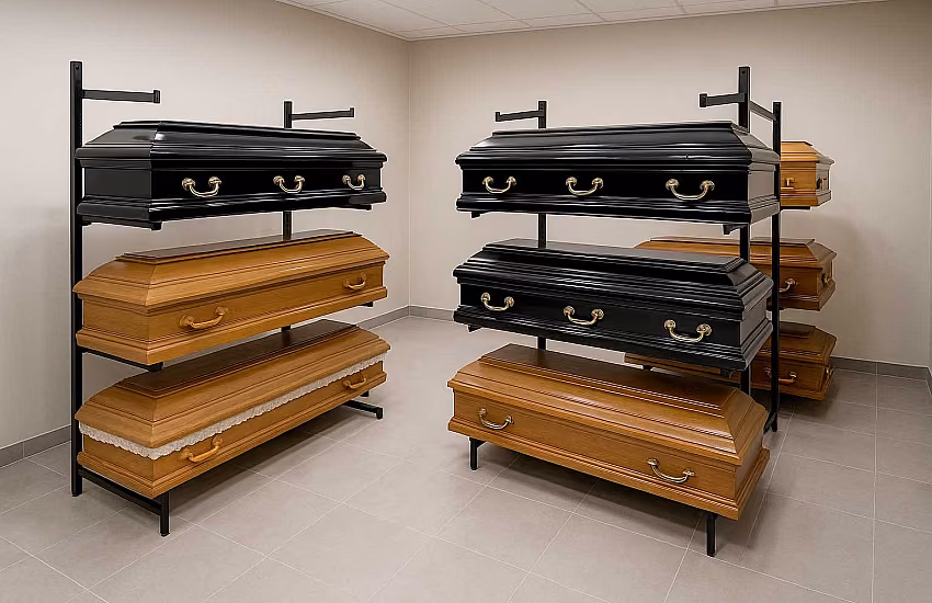 Scaffali per bare: Elemento chiave dell'attrezzatura per case funerarie moderne
