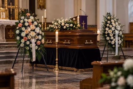 Memoria verticale. Perché una corona funebre deve stare in piedi – storia, simbolismo e ruolo del supporto